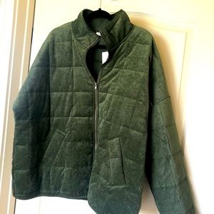 New Directions NWT Olive Quilted Jacket sz XL